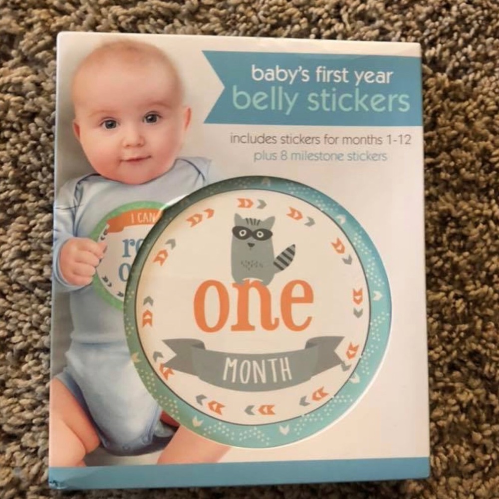 Baby first year stickers